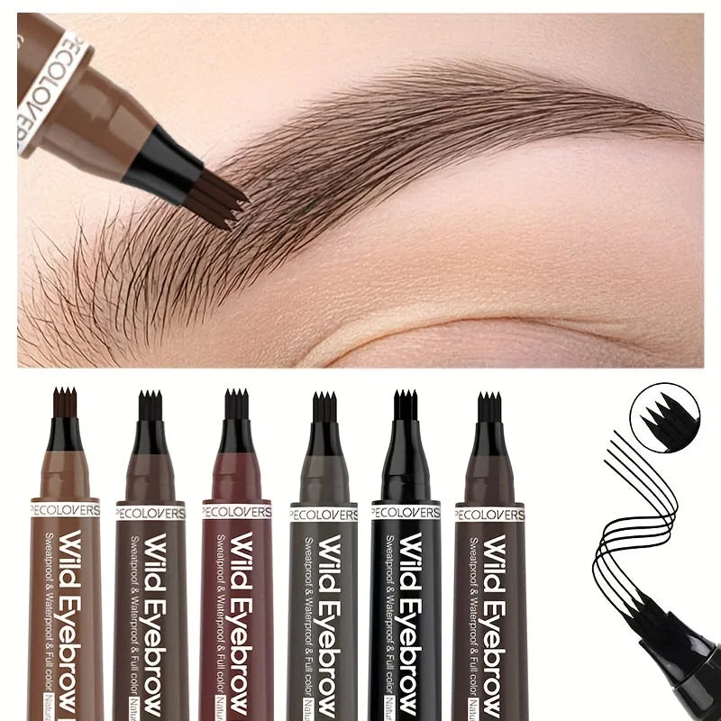 Stylo à sourcils 6 couleur