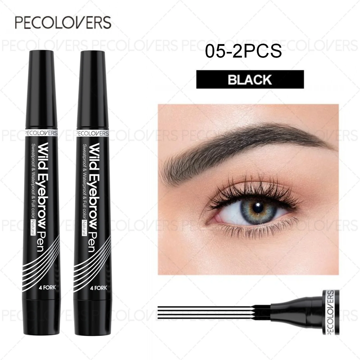 Stylo à sourcils 6 couleur