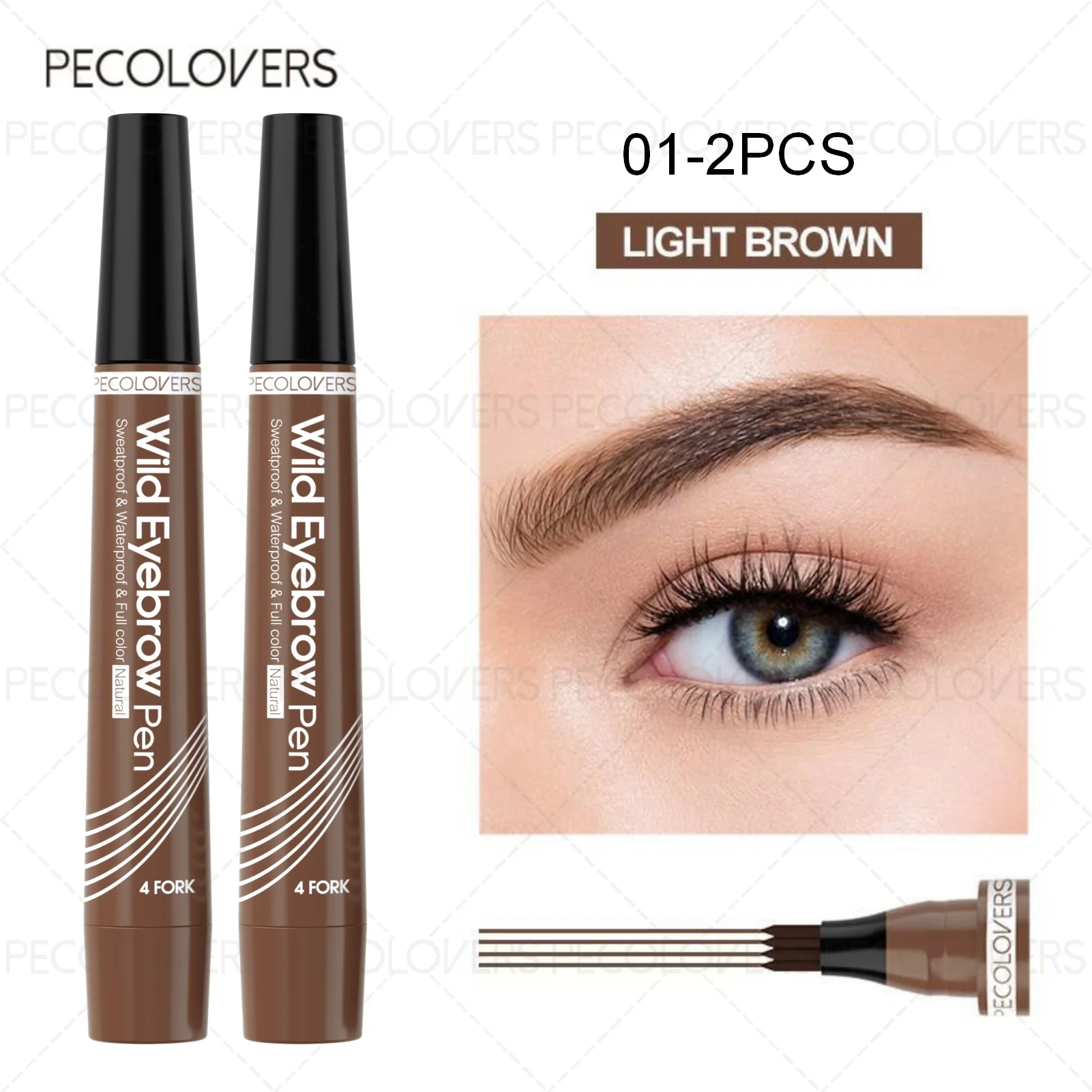 Stylo à sourcils 6 couleur
