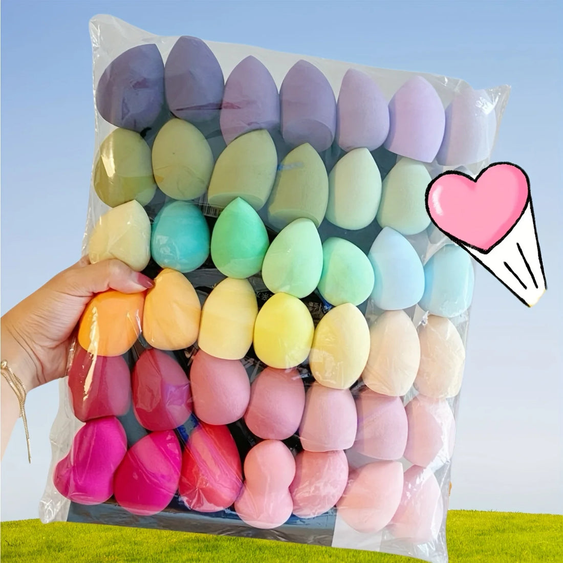 3/10pcs Éponges de beauté