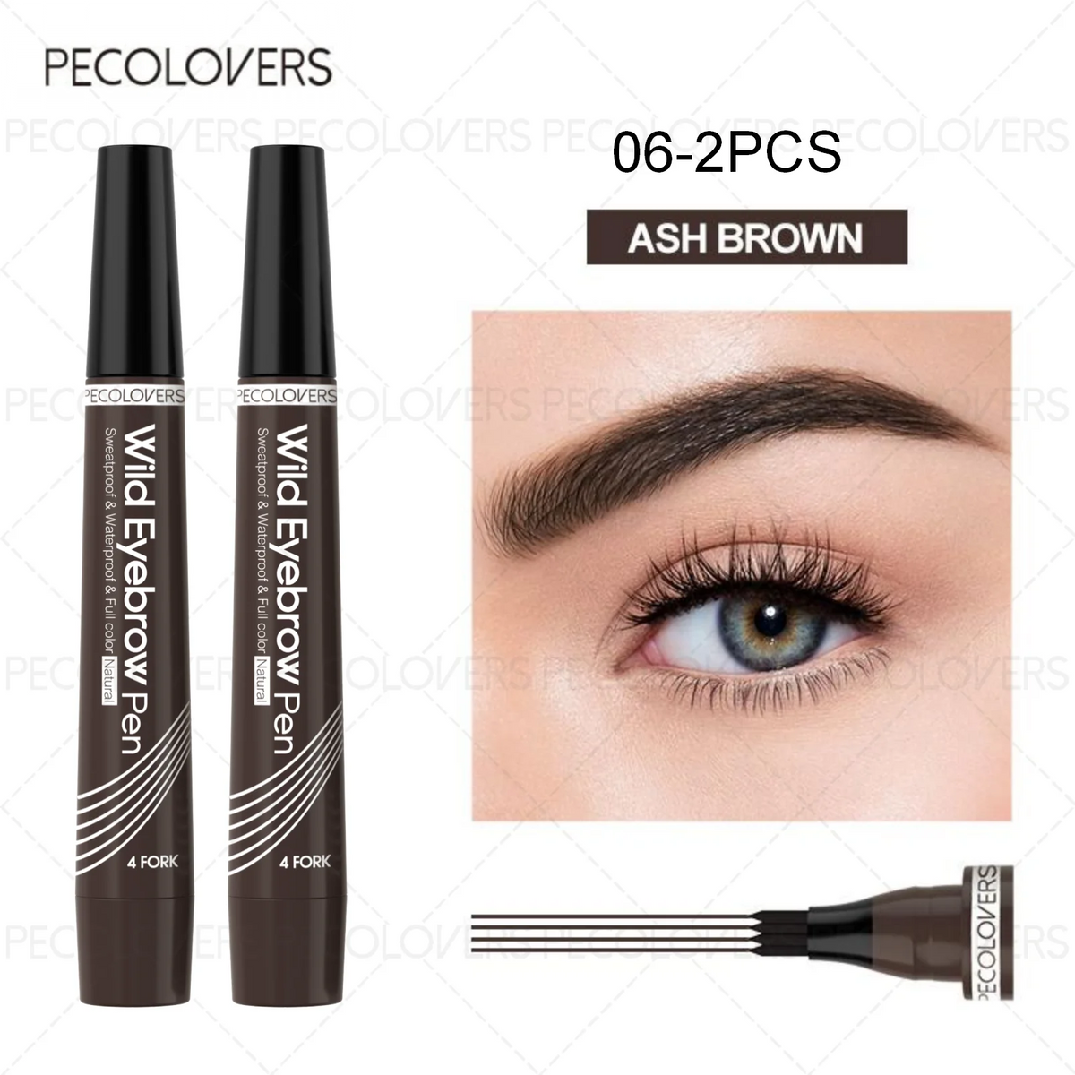 Stylo à sourcils 6 couleur