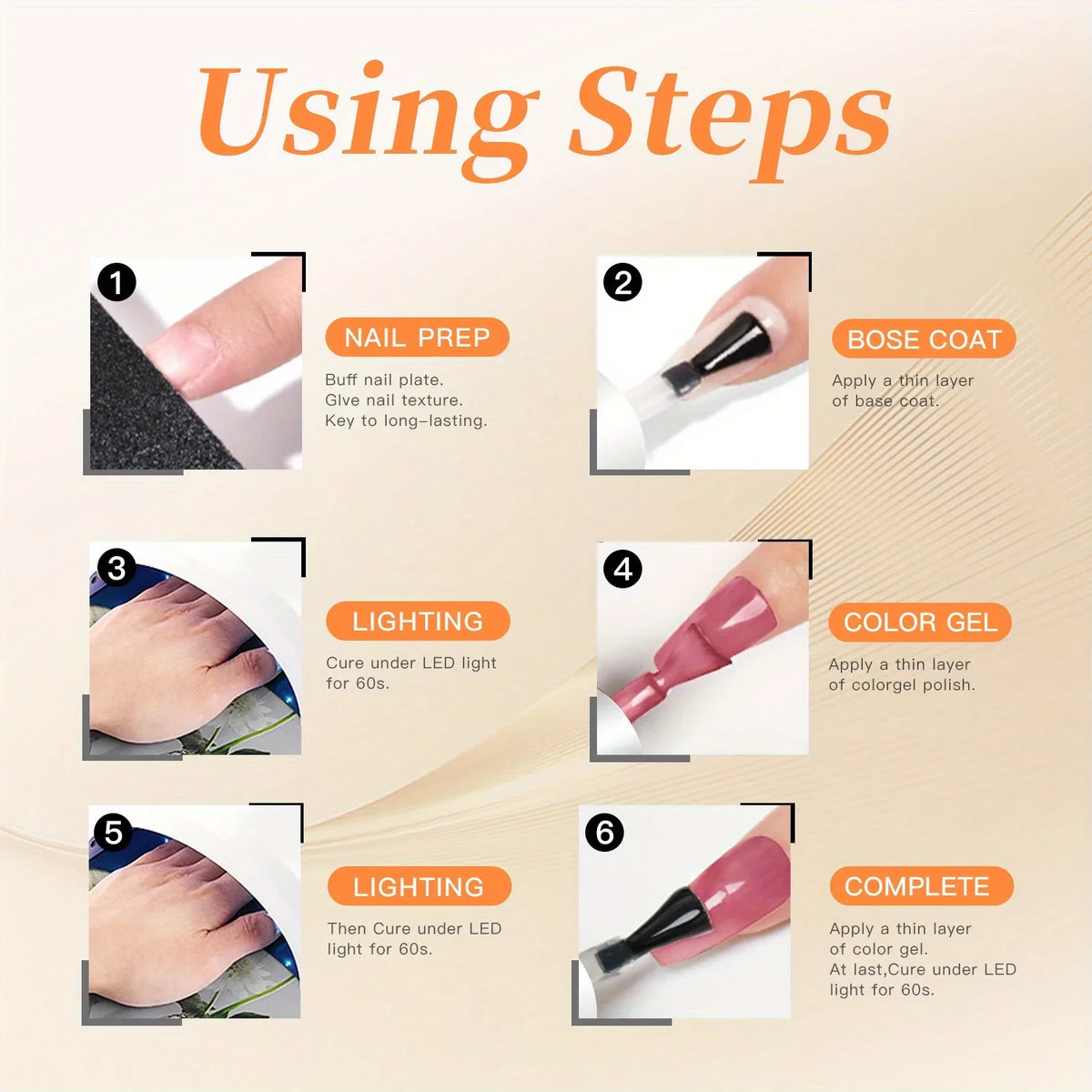 Verni 6 couleurs