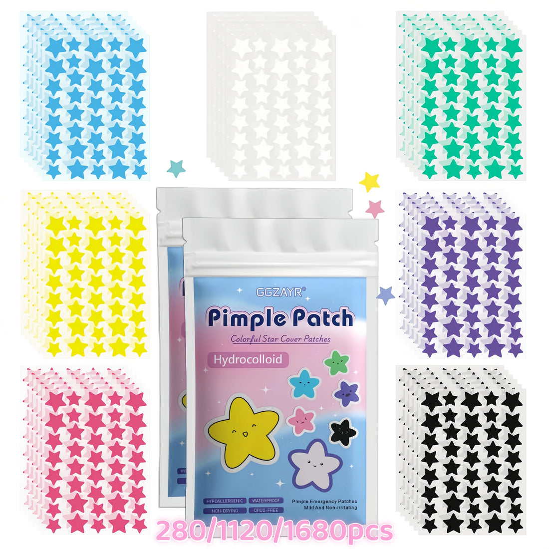 Patches pour boutons 280/1120/1680pcs