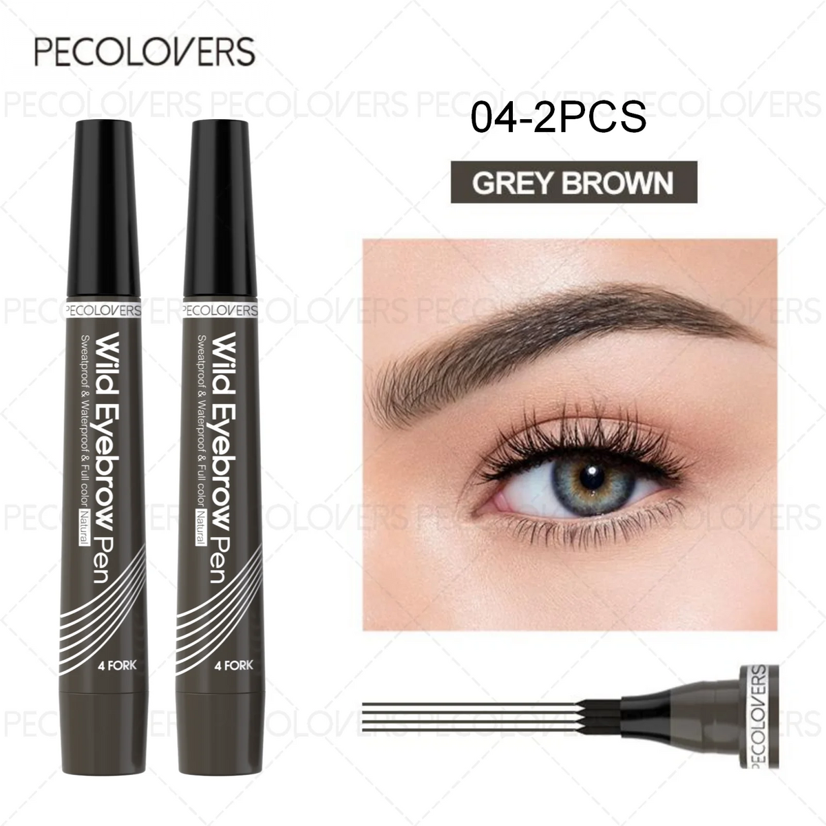 Stylo à sourcils 6 couleur